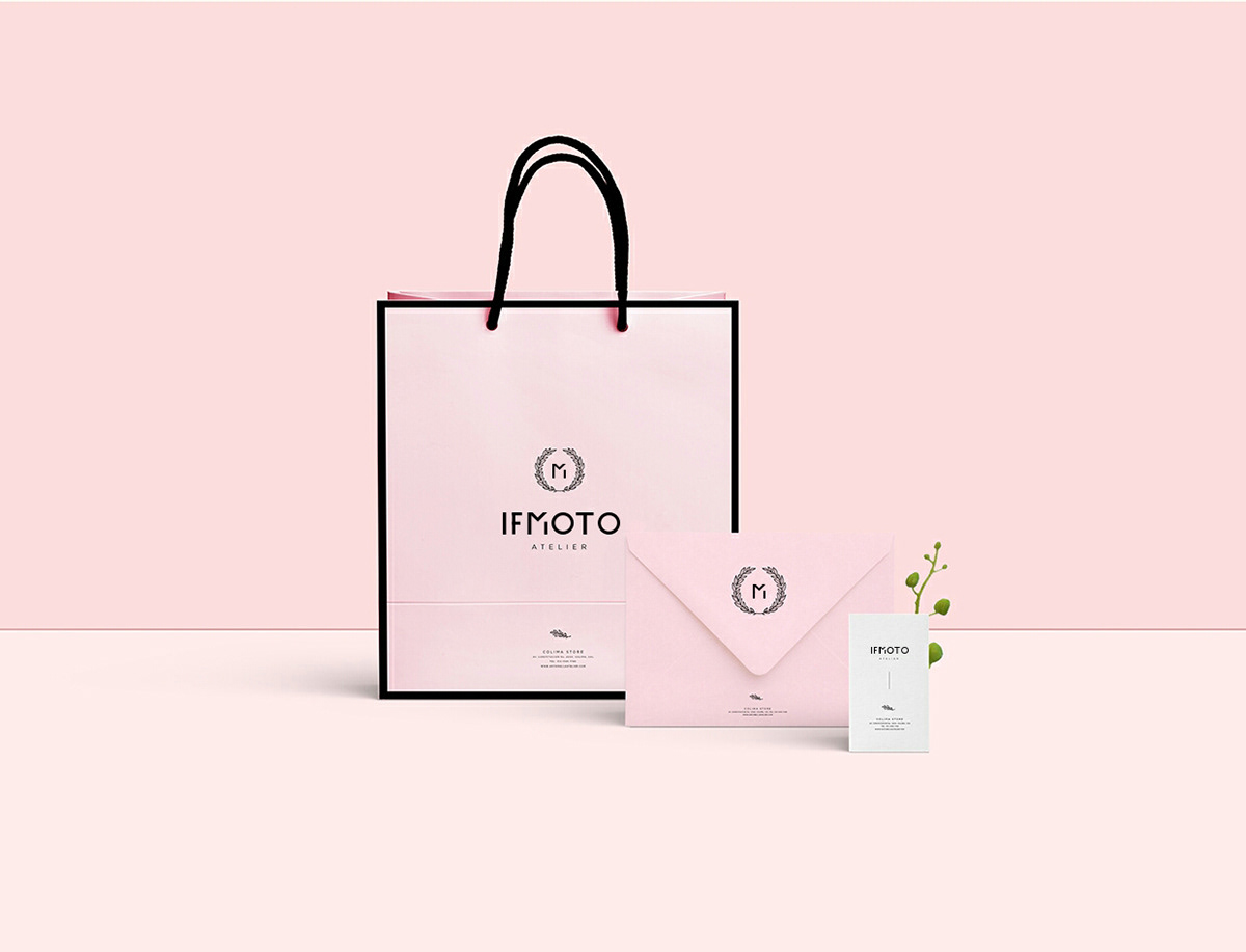 IFMOTO Store Branding Materails Design and Logo Design